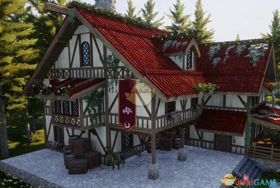 《幻兽帕鲁》欧洲中世纪建筑奇幻美学MOD