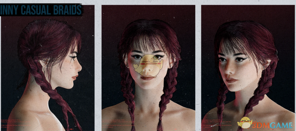 《赛博朋克2077》日常发型包MOD