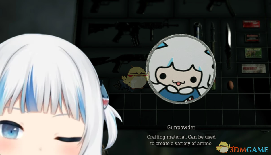 《生化危机4：重制版》火药盒二次元虚拟主播噶呜·古拉图案MOD