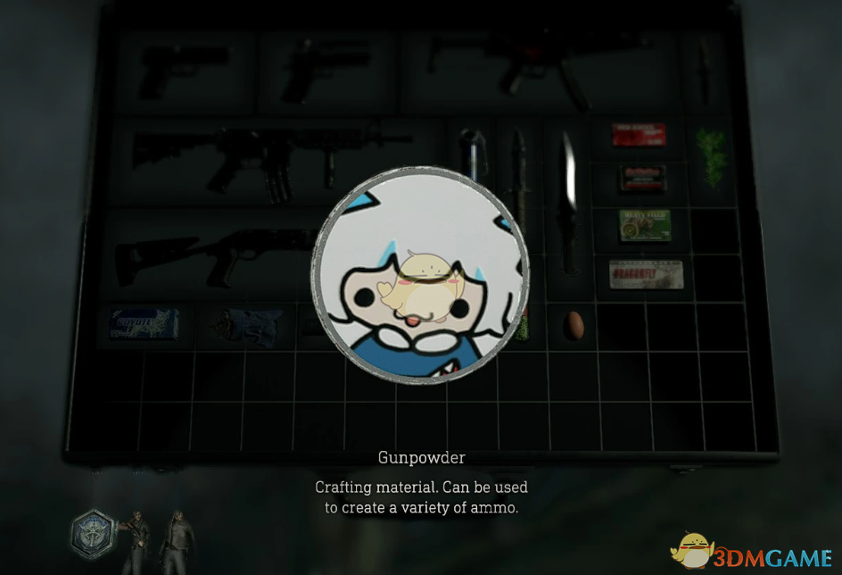 《生化危机4：重制版》火药盒二次元虚拟主播噶呜·古拉图案MOD