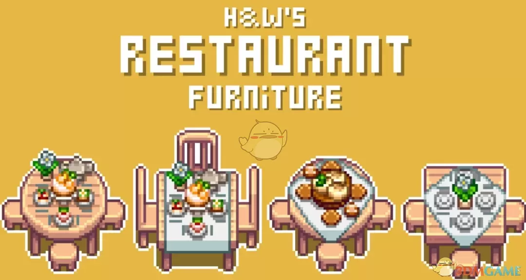《星露谷物语》家庭餐厅家具包MOD