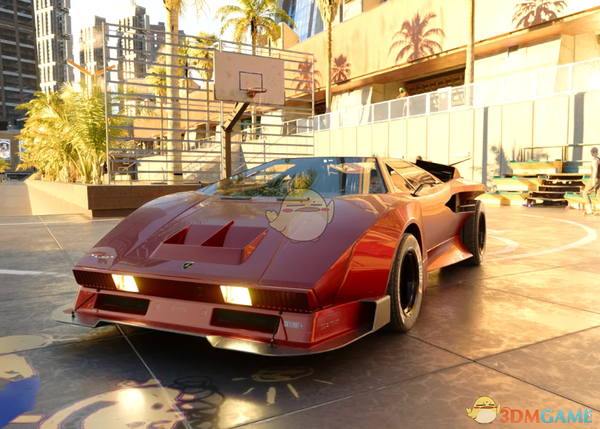 《赛博朋克2077》独立车辆-兰博基尼 Countach Custom WideBody MOD