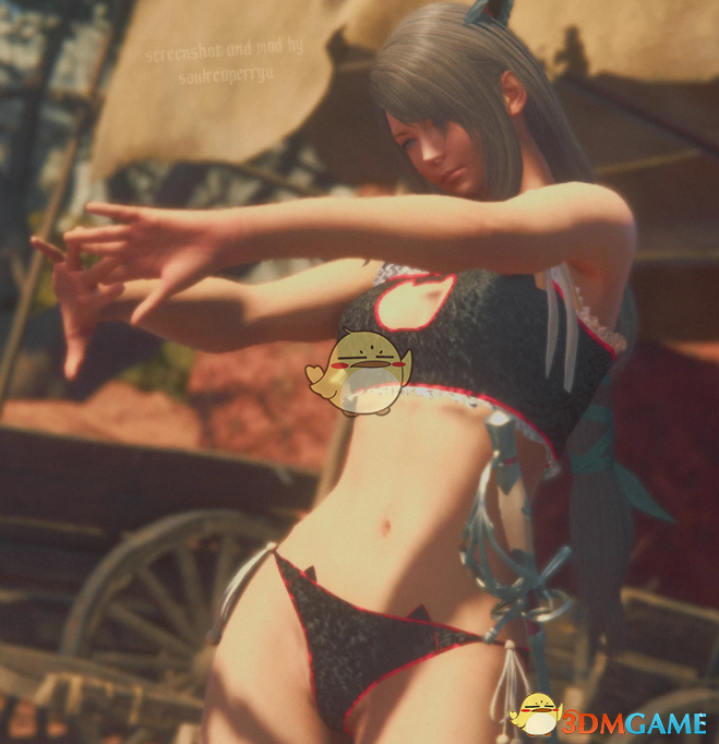《最终幻想16》吉尔的性感猫咪奶窗内衣MOD