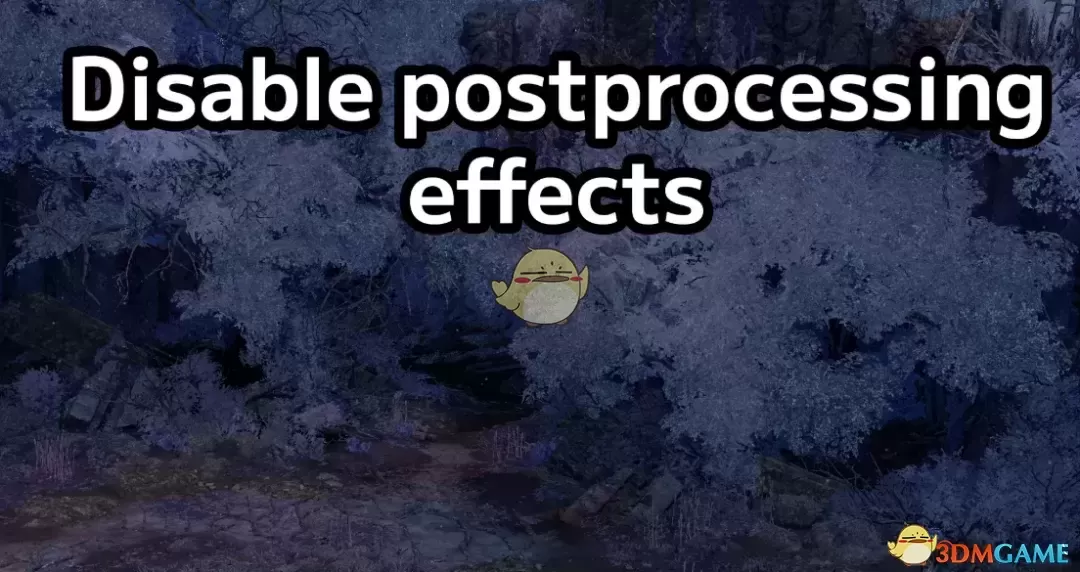 《怪物猎人：荒野》禁用后期处理效果MOD