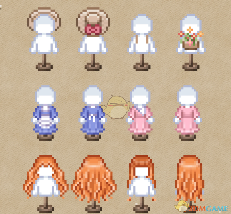 《星露谷物语》田园女孩礼服MOD