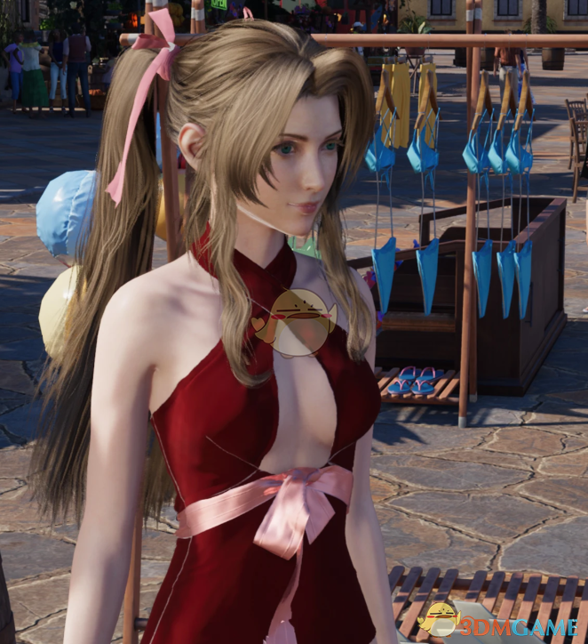 《最终幻想7：重生》爱丽丝的优雅酒红色泳衣MOD