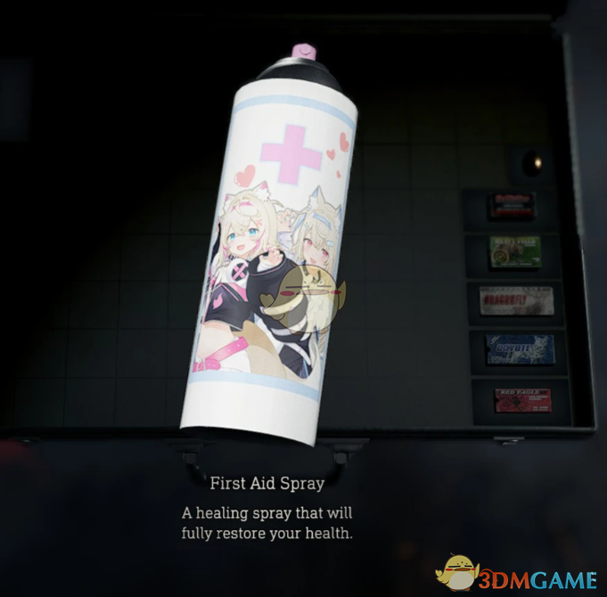 《生化危机4：重制版》急救喷雾的二次元虚拟主播软软·阿比斯加德图案MOD