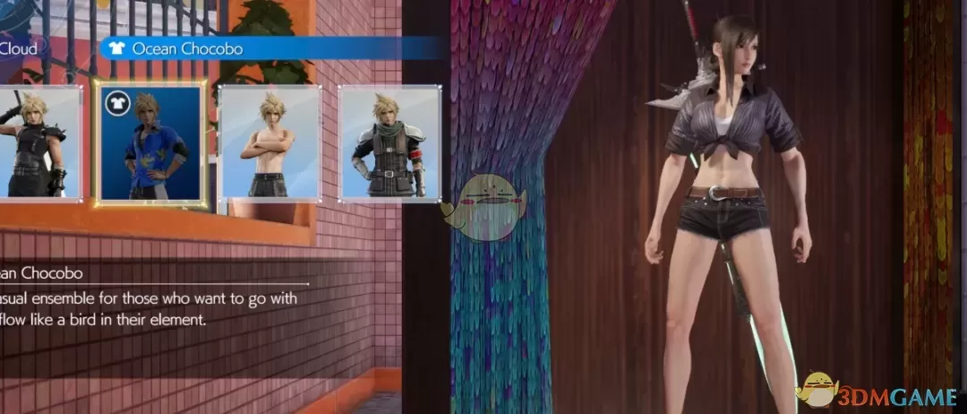 《最终幻想7：重生》蒂法完美取代克劳德MOD