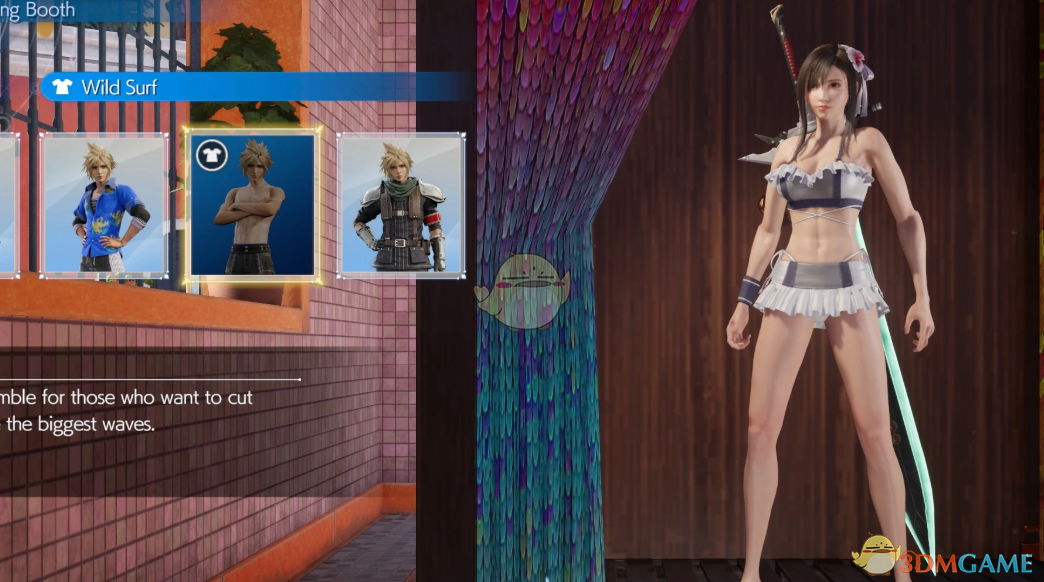 《最终幻想7：重生》蒂法完美取代克劳德MOD