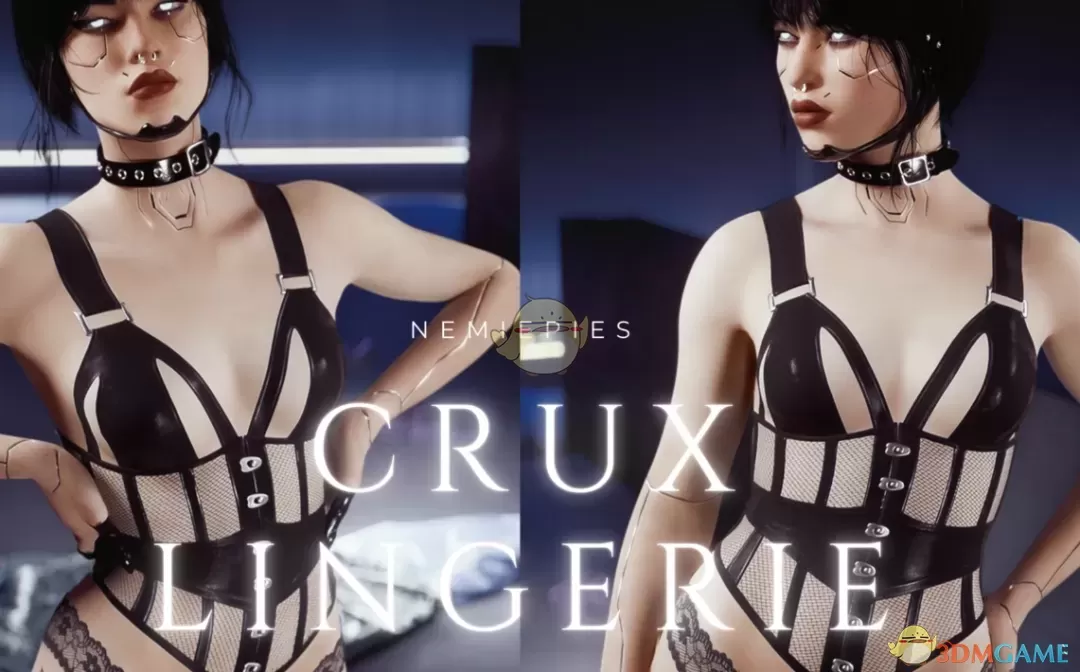 《赛博朋克2077》蕾丝吊带内衣MOD