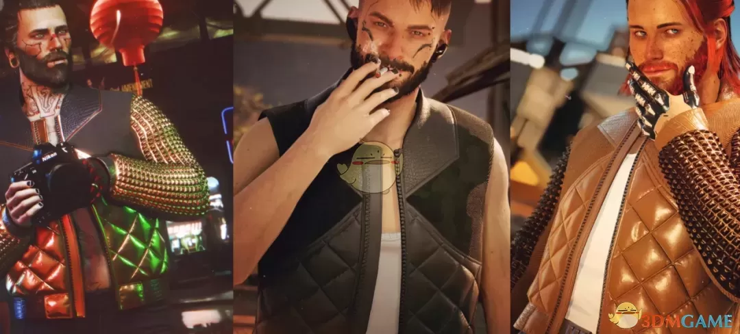 《赛博朋克2077》男V街头夹克MOD