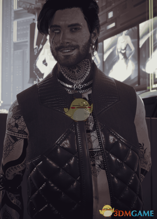 《赛博朋克2077》男V街头夹克MOD