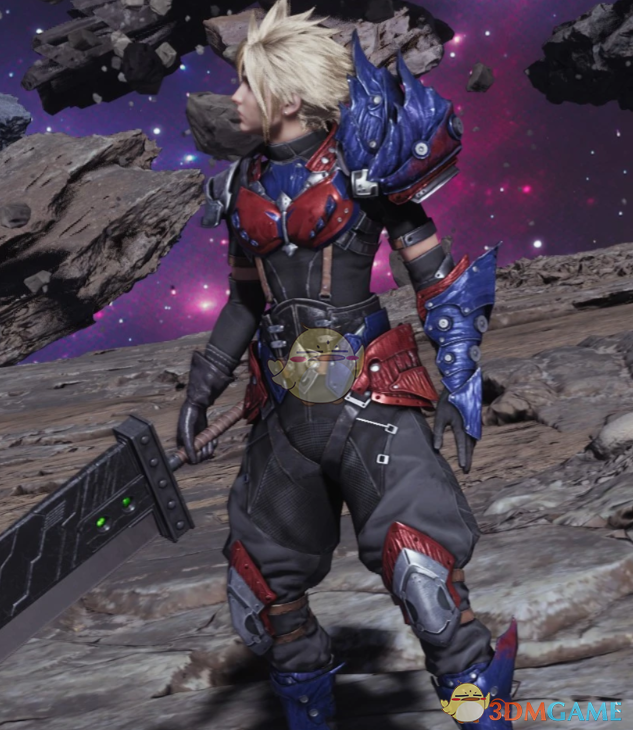 《最终幻想7：重生》克劳德的怪物猎人斩龙套装MOD