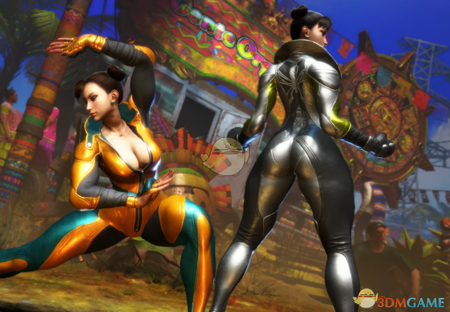 《街头霸王6》春丽穿着韩蛛俐的服饰MOD