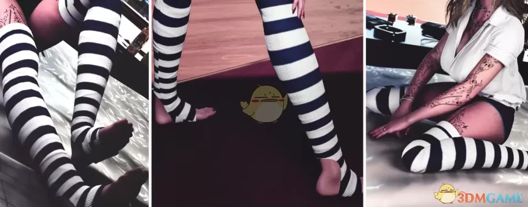 《赛博朋克2077》过膝袜MOD