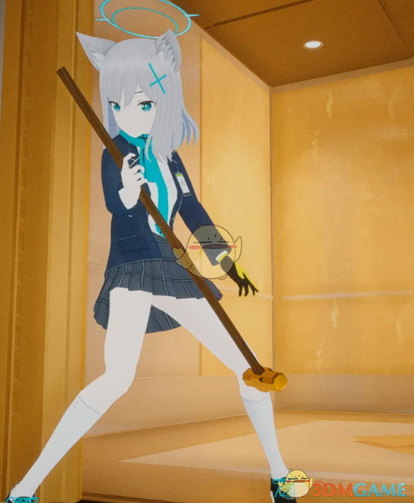 《师父》扮演蔚蓝档案砂狼白子MOD