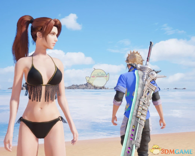 《最终幻想7：重生》黑色泳装杰西替换蒂法MOD