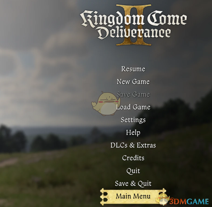 《天国：拯救2》返回主菜单功能MOD