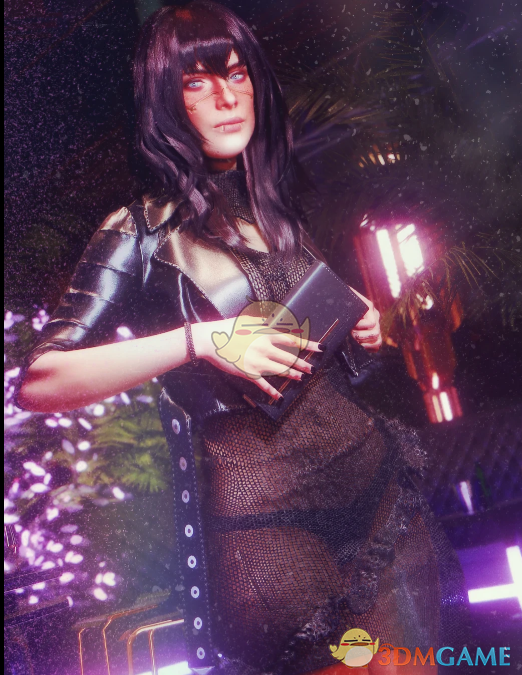 《赛博朋克2077》心形镂空连衣裙MOD