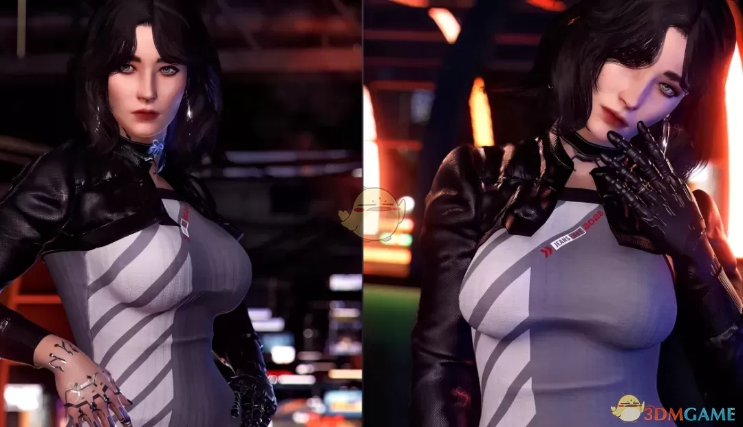 《赛博朋克2077》HS短背心礼服MOD