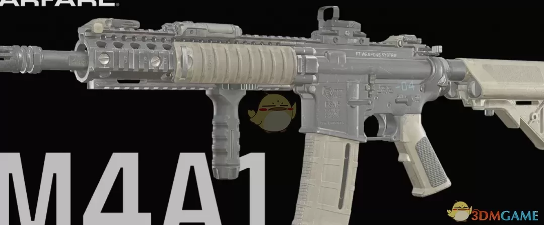 《生化危机4：重制版》使命召唤M4A1突击步枪沙漠风暴MOD