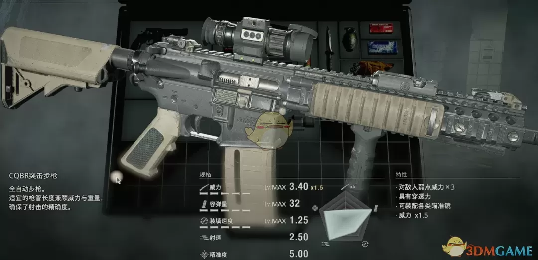 《生化危机4：重制版》使命召唤M4A1突击步枪沙漠风暴MOD