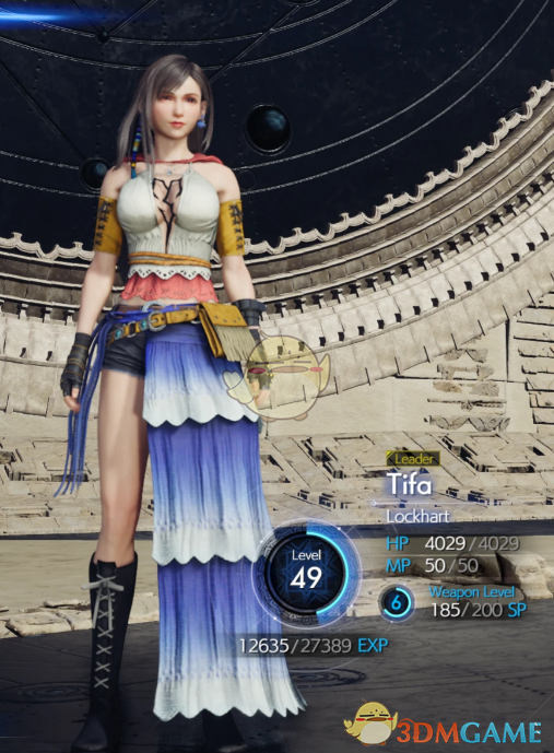 《最终幻想7：重生》蒂法的最终幻想10枪手服装MOD