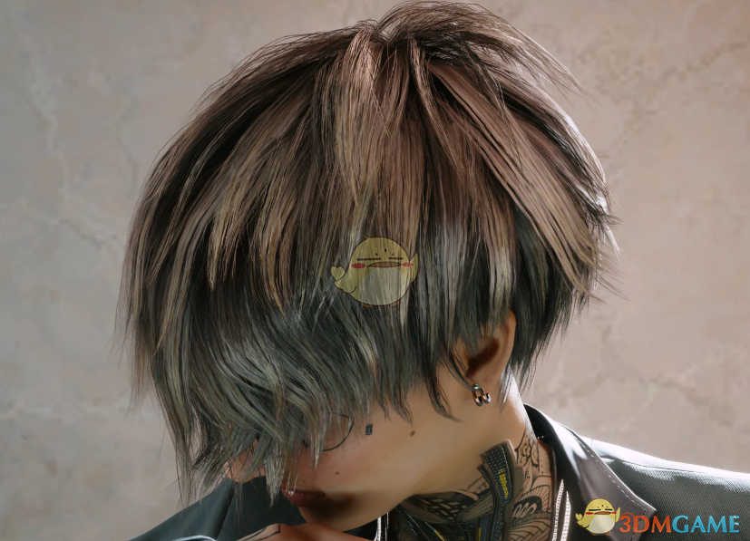 《赛博朋克2077》凌乱狼尾短发MOD