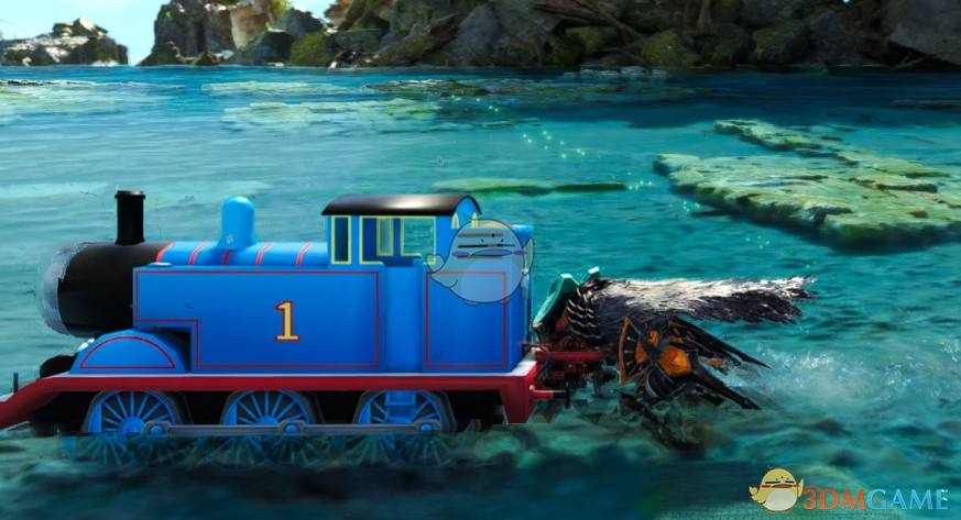 《怪物猎人：荒野》托马斯小火车替换鹭鹰龙MOD