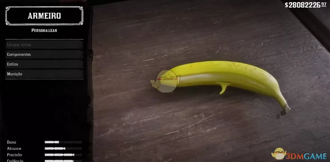 《荒野大镖客2》香蕉手枪MOD