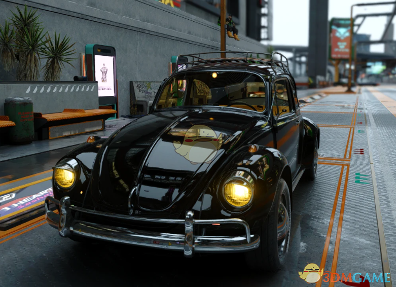 《赛博朋克2077》大众甲壳虫轿车MOD