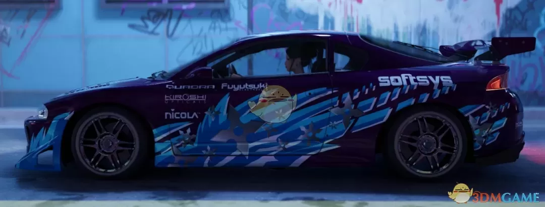 《赛博朋克2077》三菱 Eclipse GSX超跑MOD