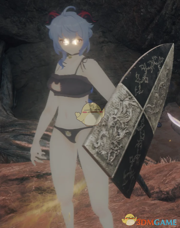 《艾尔登法环》原神甘雨替换失乡骑士MOD