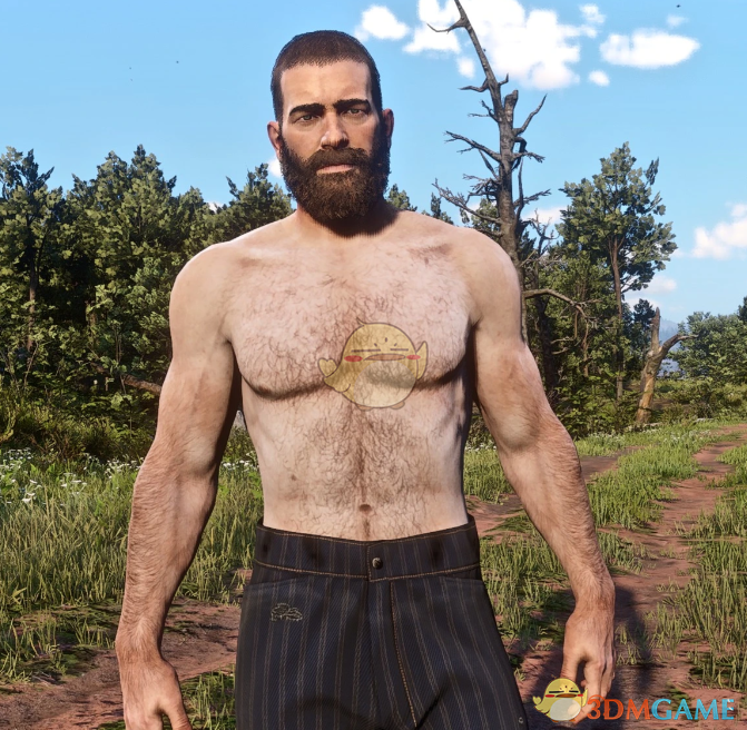 《荒野大镖客2》肌肉猛男亚瑟MOD