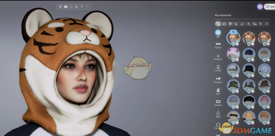 《InZOI》可爱虎头帽MOD