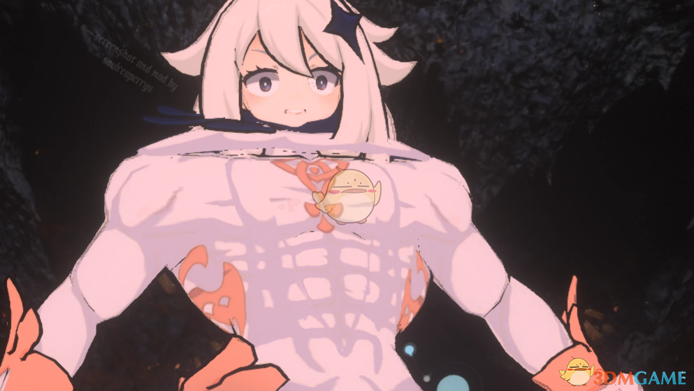 《最终幻想16》肌肉派蒙替换泰坦MOD