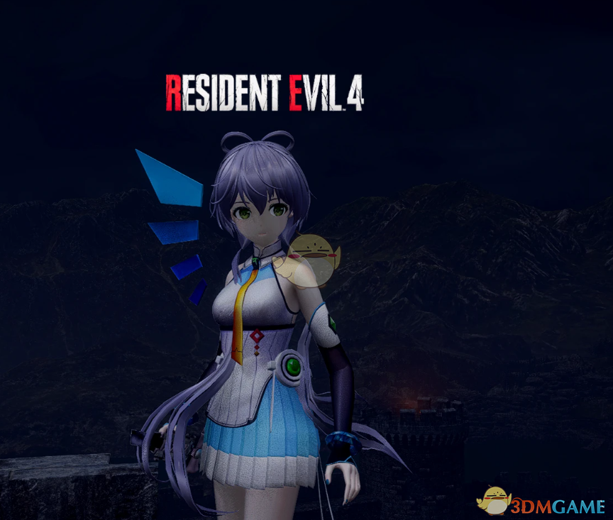 《生化危机4：重制版》虚拟歌姬洛天依替换里昂MOD