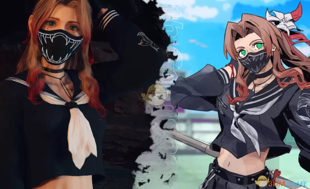 《最终幻想7：重生》爱丽丝的不良少女JK服装MOD