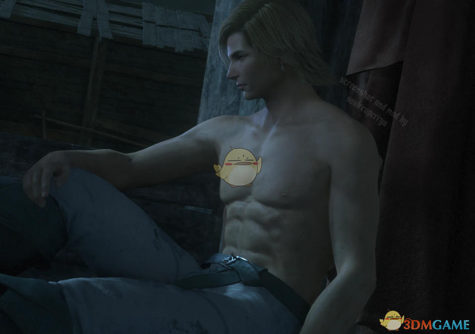 《最终幻想16》赤膊上阵的狄翁MOD