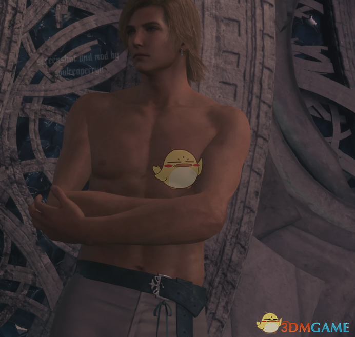 《最终幻想16》赤膊上阵的狄翁MOD