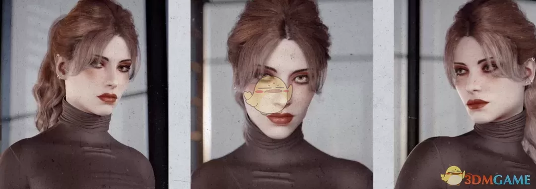 《赛博朋克2077》帘式刘海马尾辫MOD