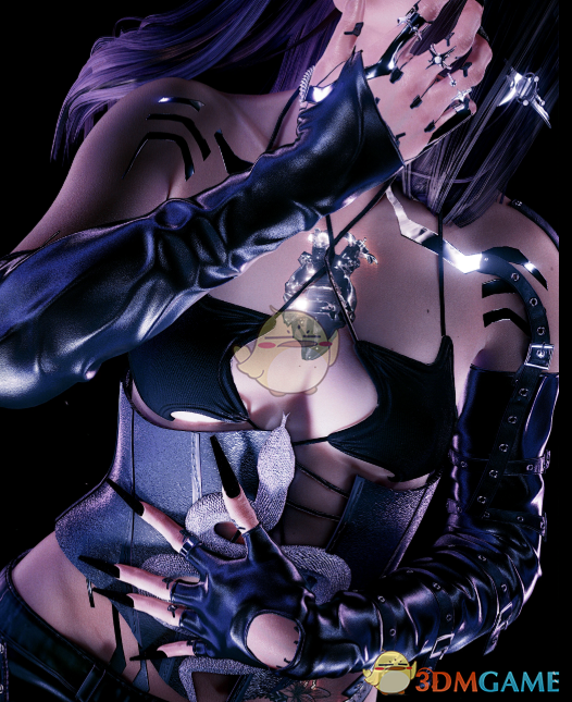 《赛博朋克2077》迷恋血族美甲MOD