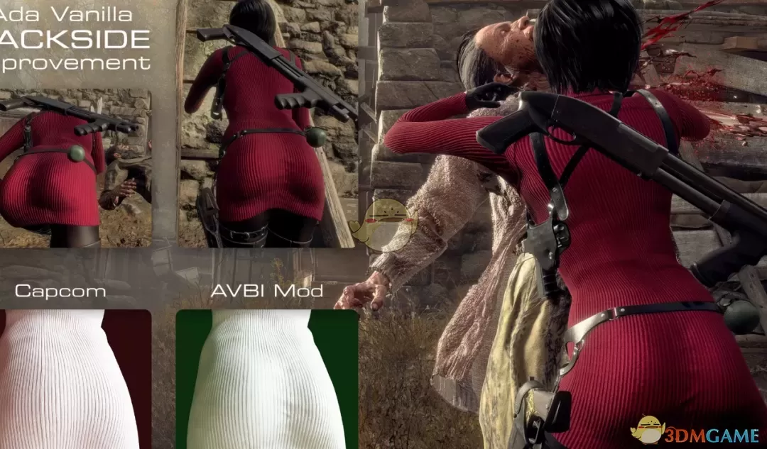《生化危机4：重制版》艾达的背面改进MOD