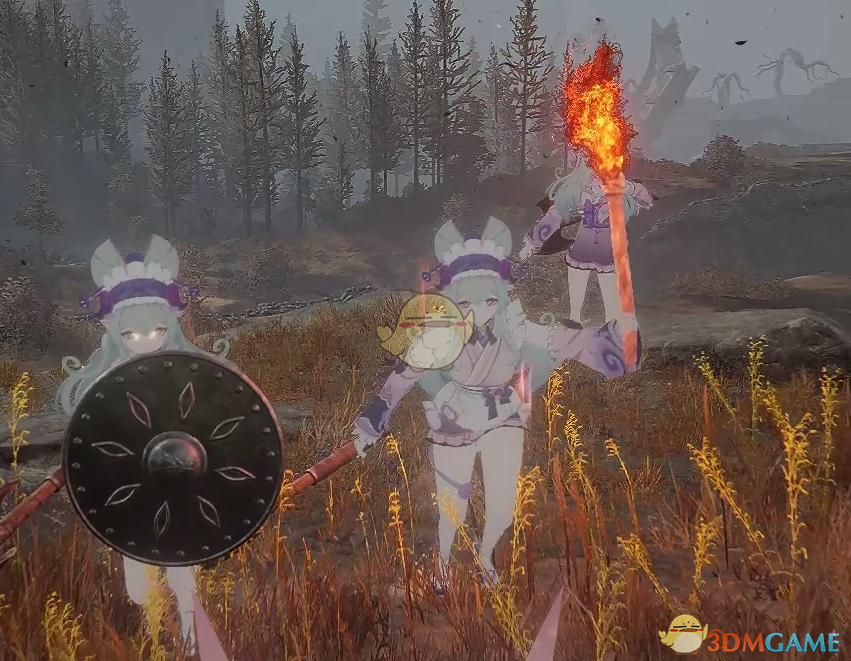 《艾尔登法环》原神梦见月瑞希替换梅瑟莫士兵MOD