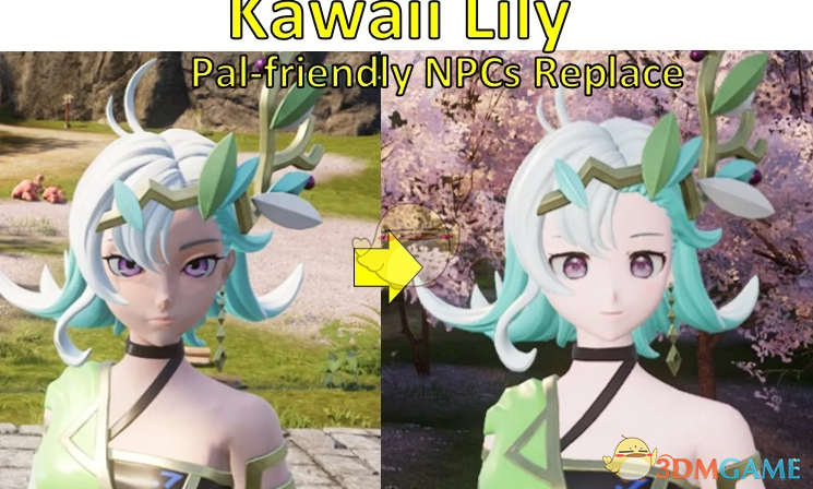 《幻兽帕鲁》塔主莉莉动漫面容MOD