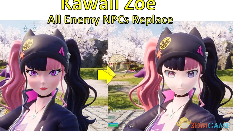 《幻兽帕鲁》塔主佐伊动漫面容MOD