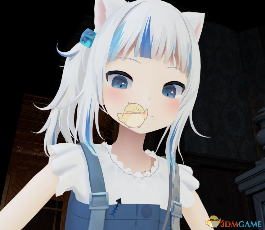 《生化危机4：重制版》虚拟偶像噶呜·古拉替换阿什莉MOD