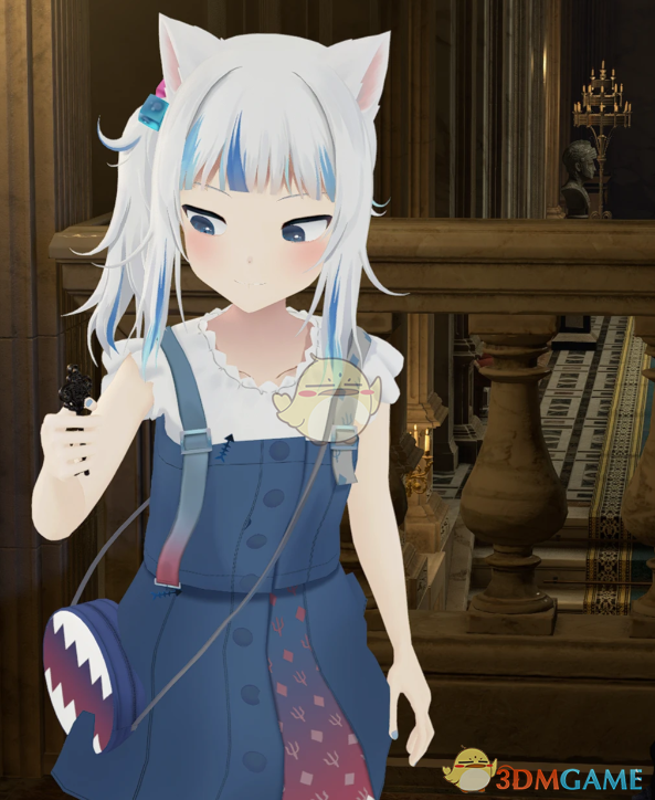 《生化危机4：重制版》虚拟偶像噶呜·古拉替换阿什莉MOD