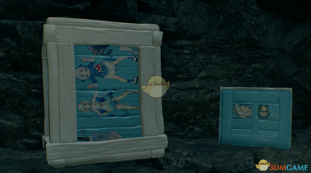 《生化危机4：重制版》木桶和盒子的虚拟主播噶呜·古拉纹理MOD