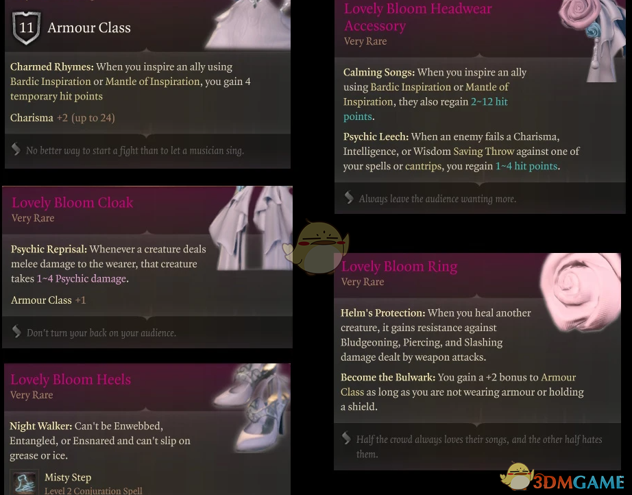 《博德之门3》可爱绽放连衣裙MOD